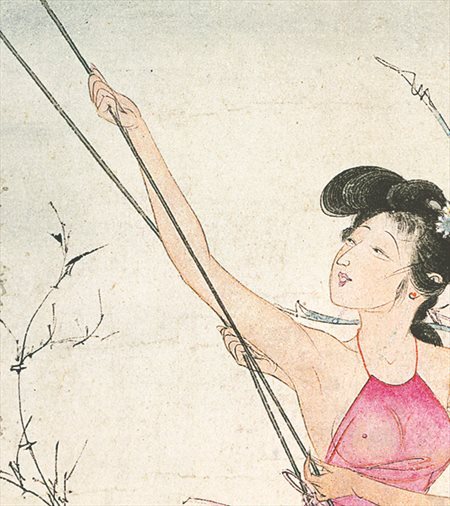 盐池县-胡也佛的仕女画和最知名的金瓶梅秘戏图